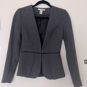 H&M Peplum Gray Blazer US 4